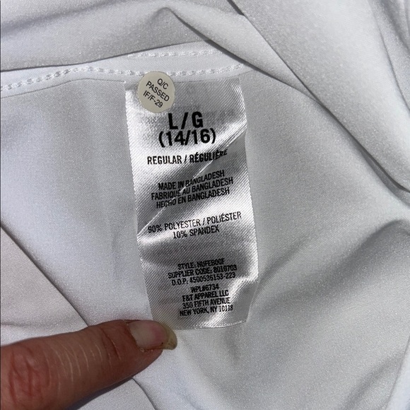 Nautica Kids White Short Sleeve Button-Down Shirt - Picture 7 of 9